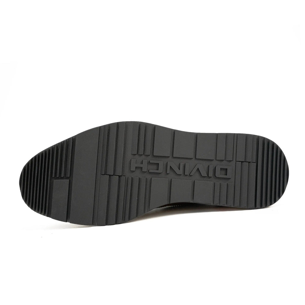 Brown Derby Shoe with Rounded Toe