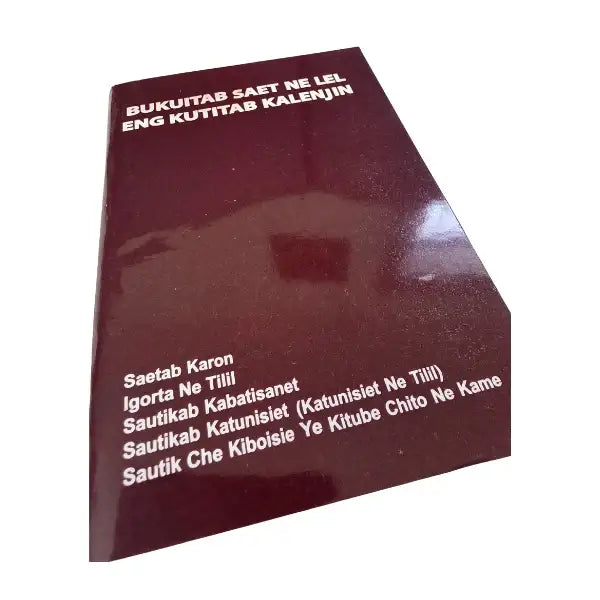 Bukuitab Saet Ne Lel Eng Kutitab Kalenjin - Kalenjin Prayer Book - World Safari Shops