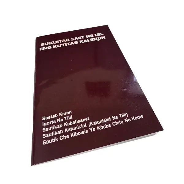 Bukuitab Saet Ne Lel Eng Kutitab Kalenjin - Kalenjin Prayer Book - World Safari Shops