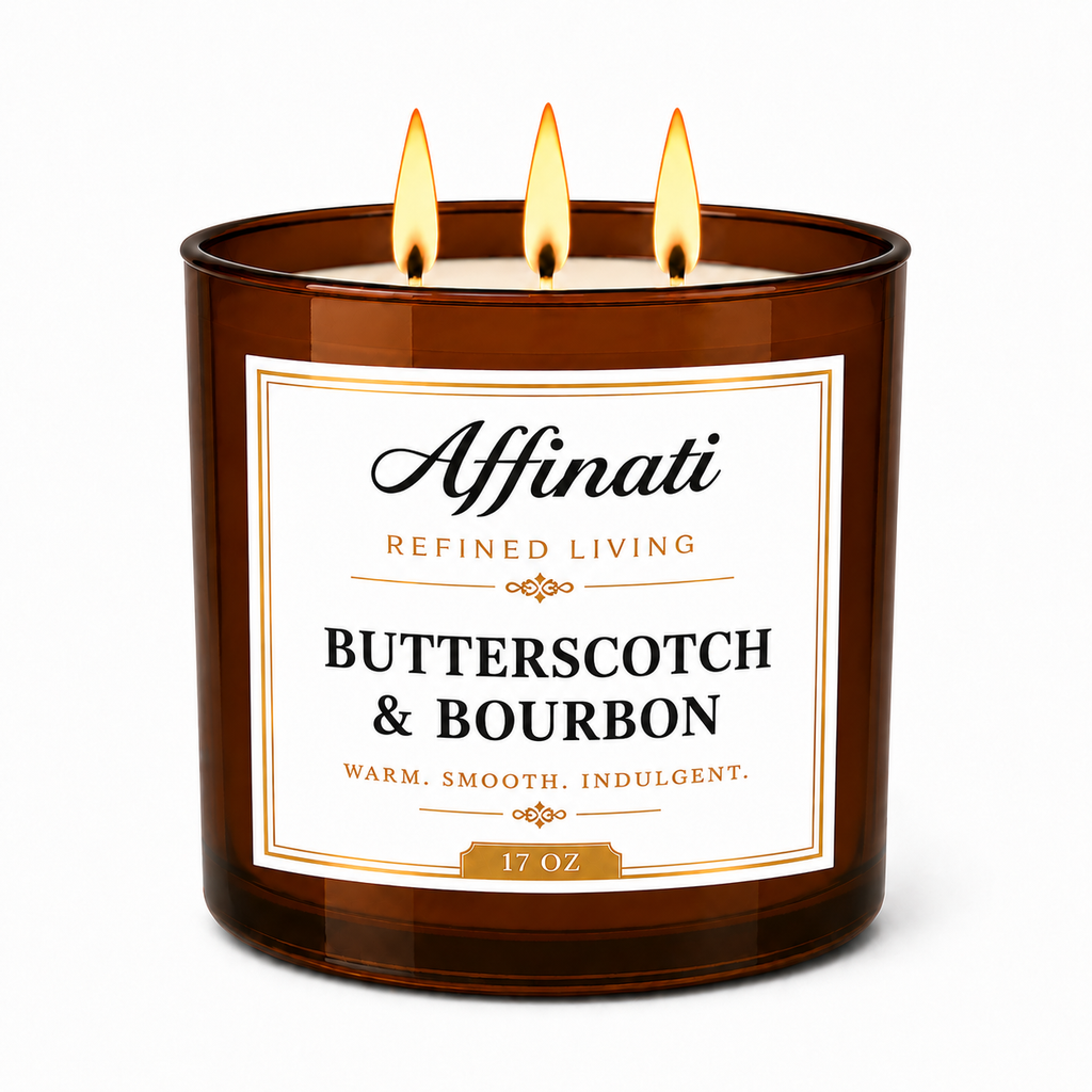 Butterscotch & Bourbon 3-Wick Candle