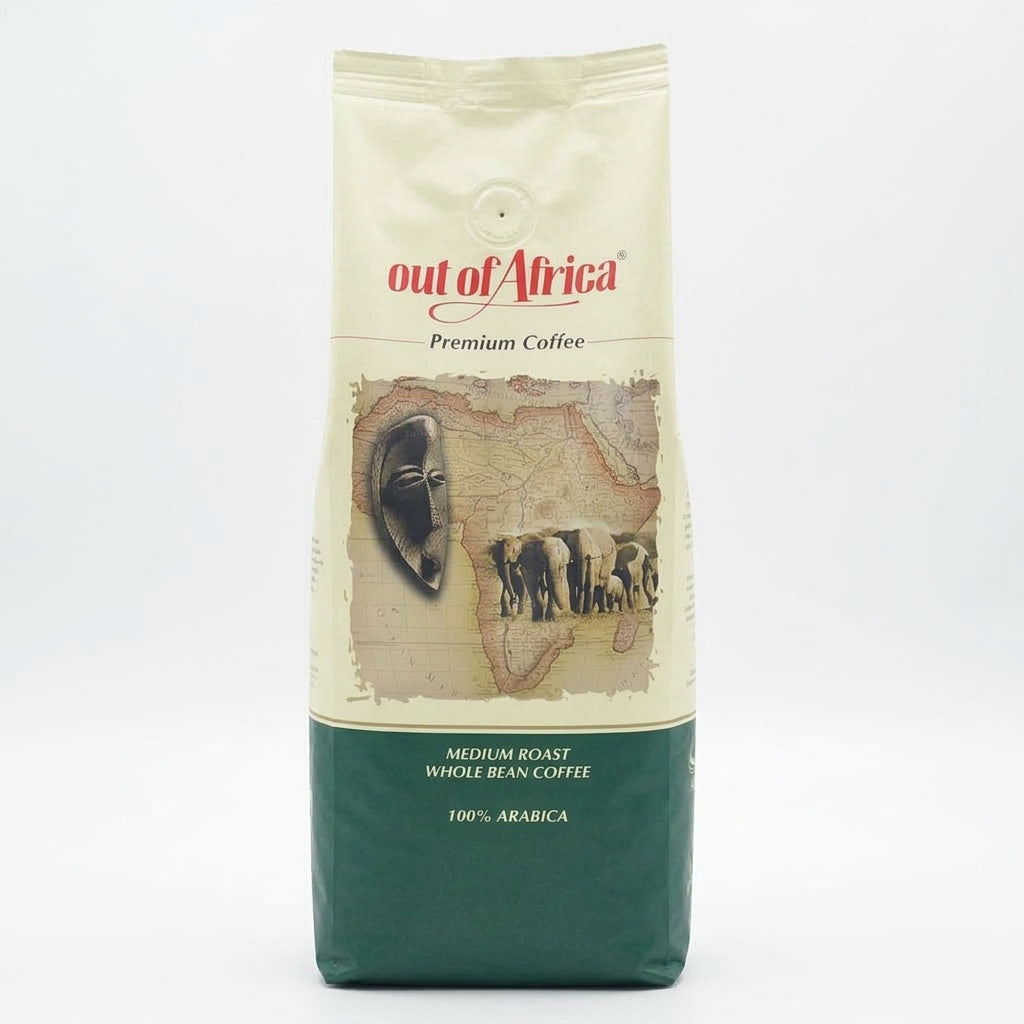 Out of Africa Medium Roast Whole Bean Coffee 500g
