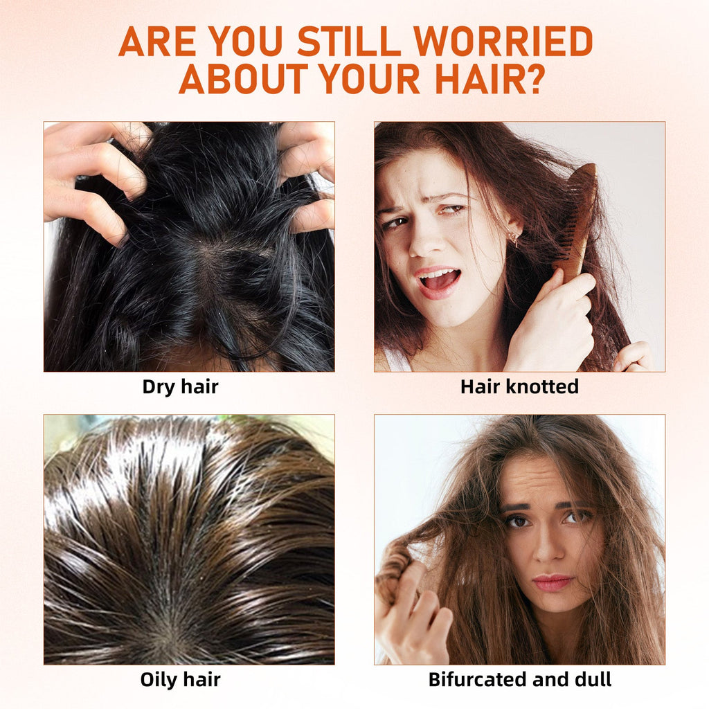 Hair Oil, Moisturize And Smooth Hair Care Repair Split End Dry Hair