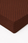 Brown Diamond Crib Sheet