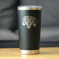 Beagle Face - 20 oz Coffee Tumbler