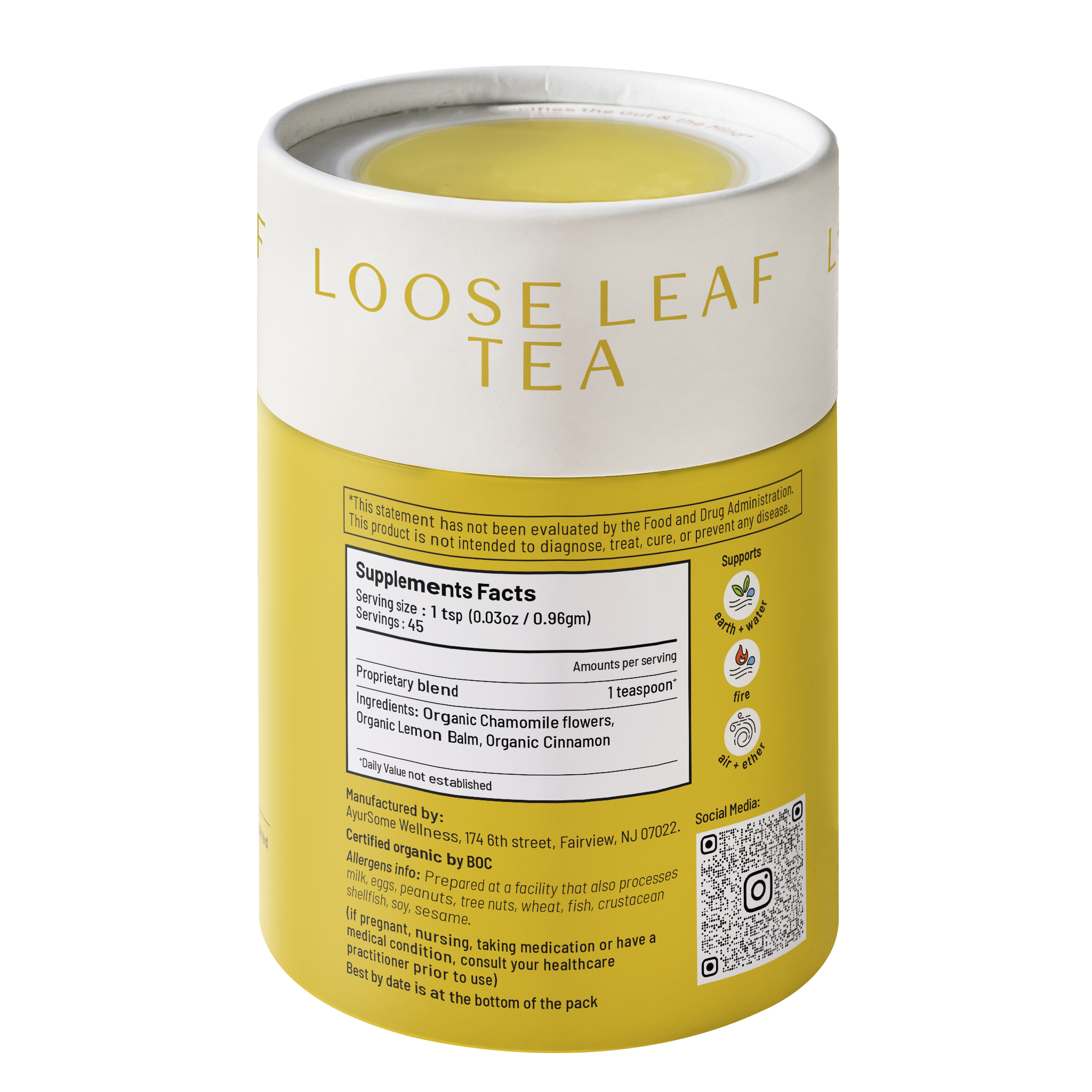 Calm-In-A-Teacup | Organic Chamomile Tea blend