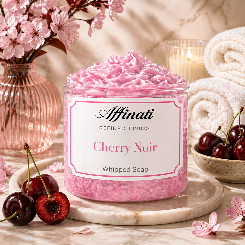 Cherry Noir Whipped Soap - 20 oz