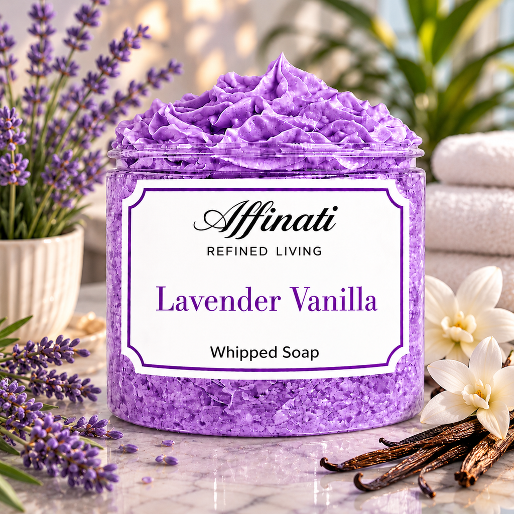 Lavender Vanilla Whipped Soap - 20 oz