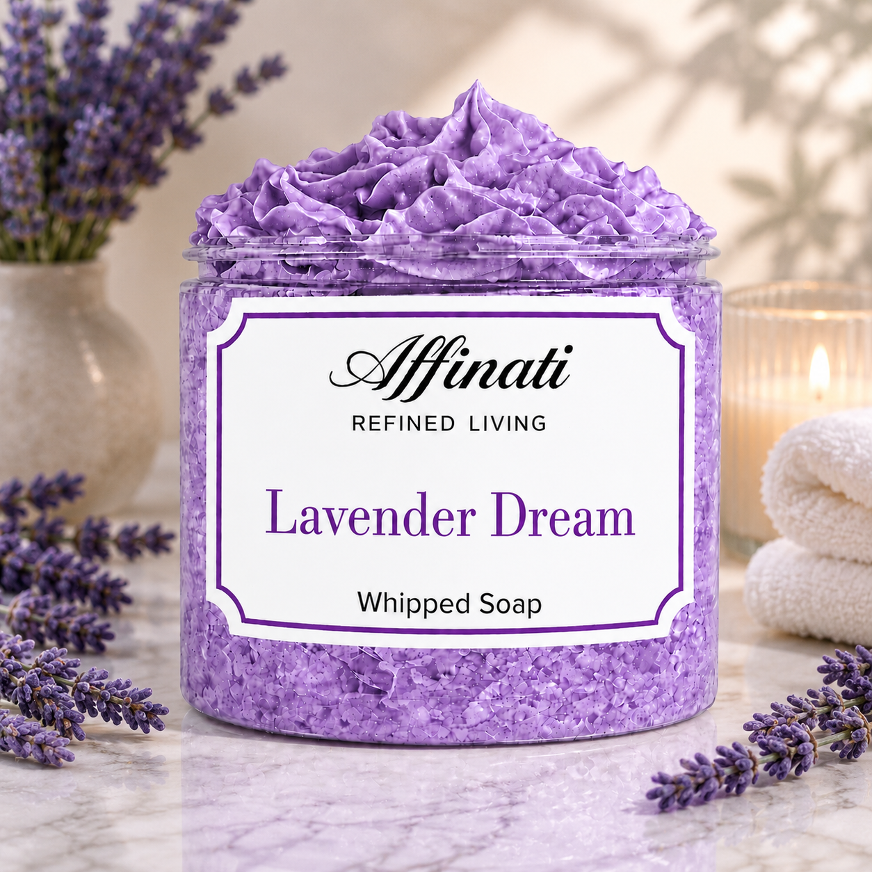 Lavender Dream Whipped Soap - 20 oz
