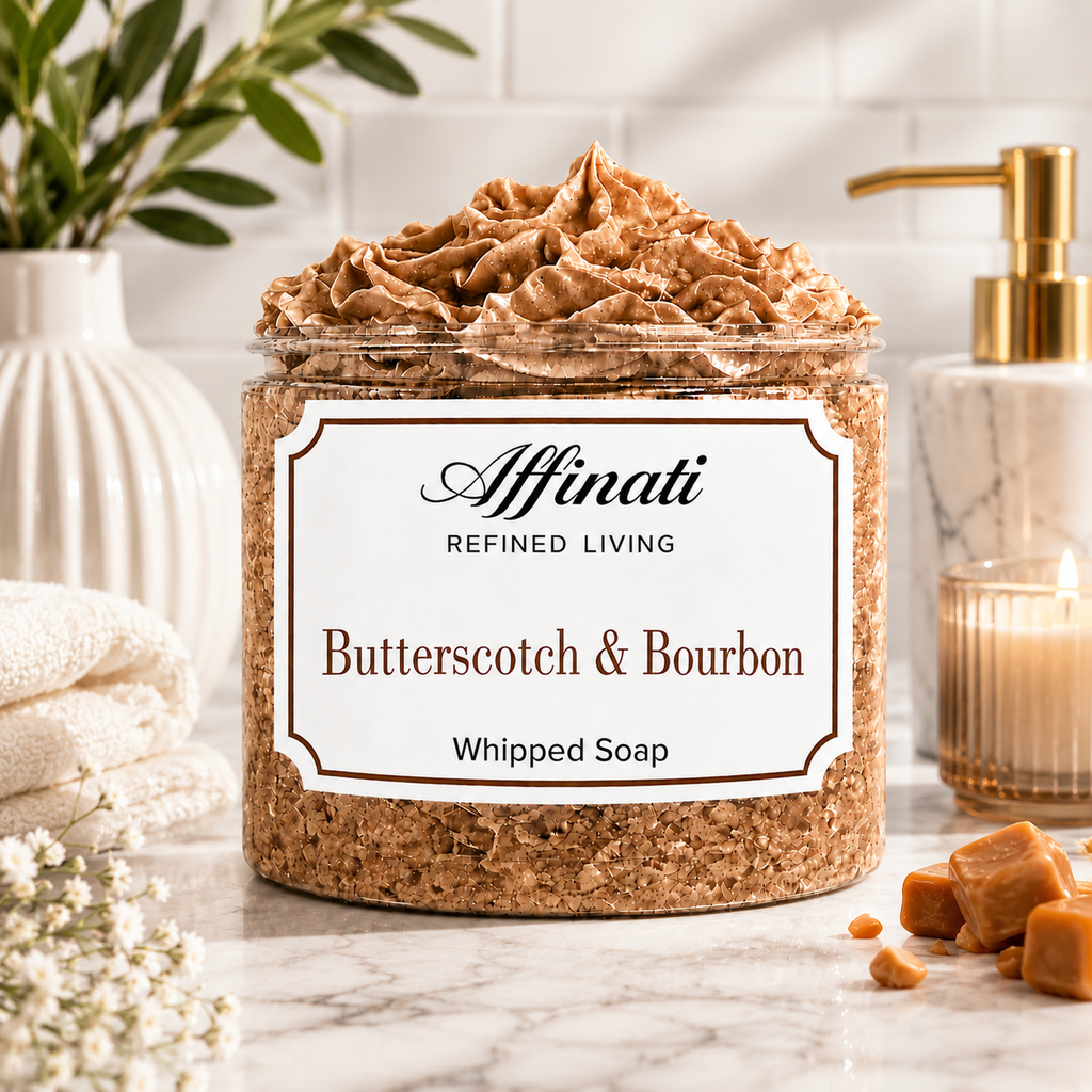 Butterscotch & Bourbon Whipped Soap - 20 oz