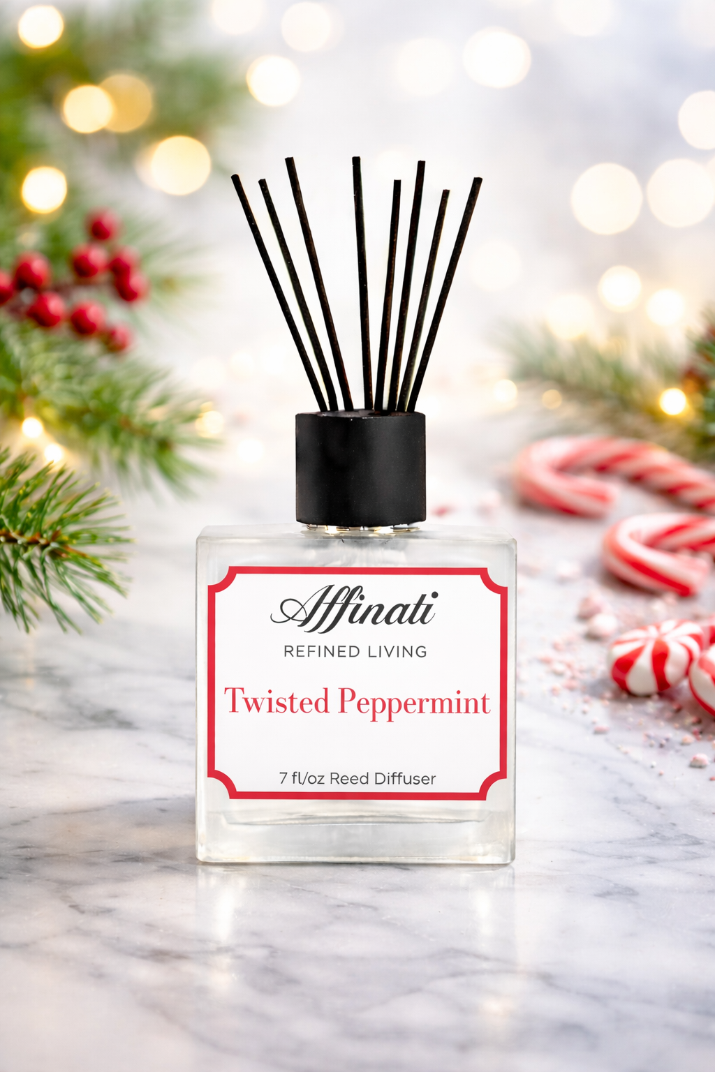 Twisted Peppermint Reed Diffuser