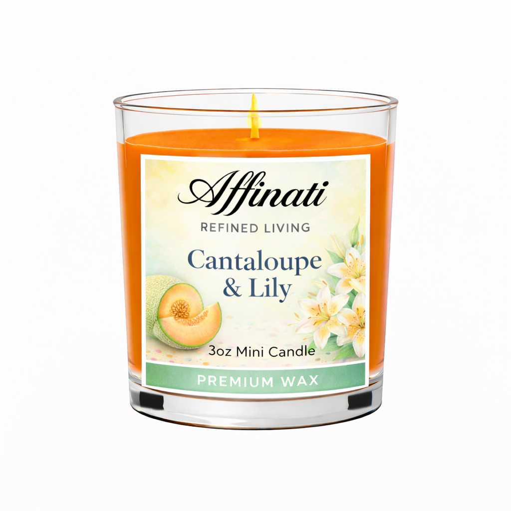 Cantaloupe & Lily Mini Candle