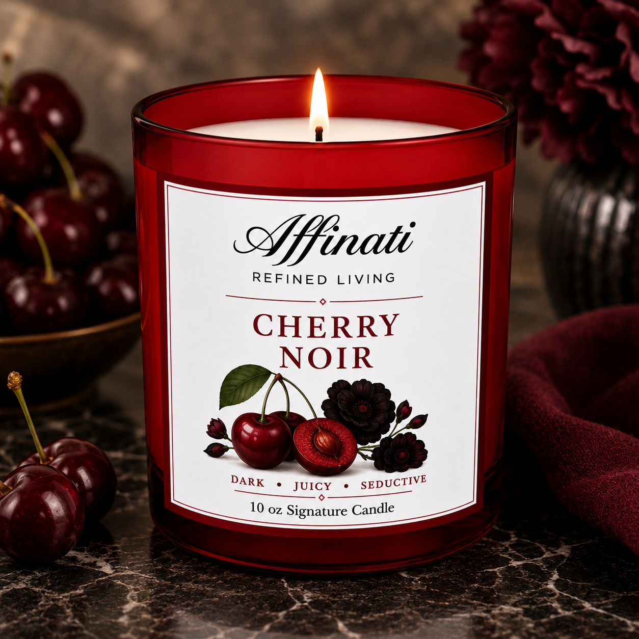 Cherry Noir Signature Candle
