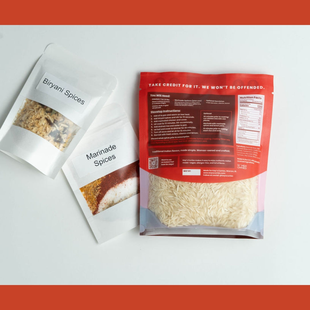 Chicken Biryani Kit - Top-9 Allergen-Free, Bold & Spicy, Serves 4–6