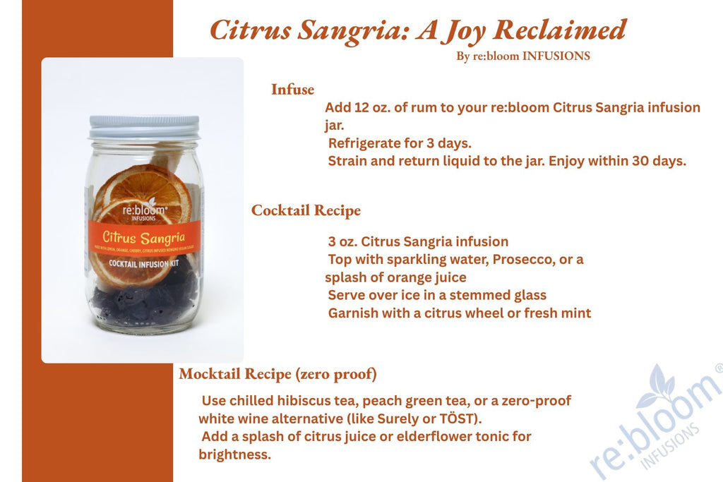 Citrus Sangria Cocktail Infusion Kit