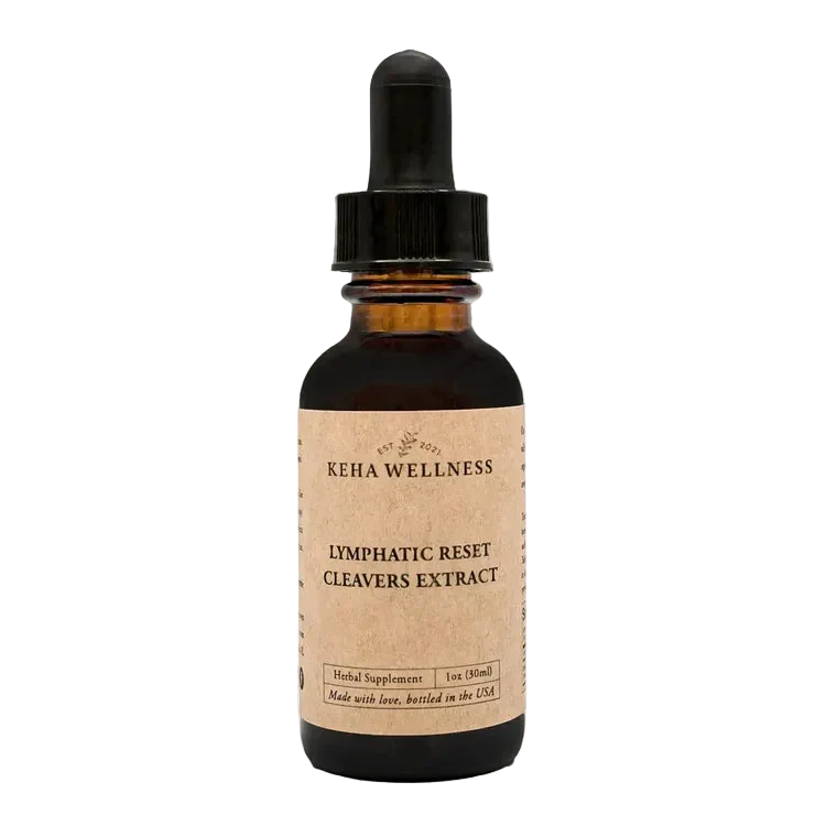 Lymphatic Reset — Cleavers Tincture | Organic Herbal Lymphatic Support
