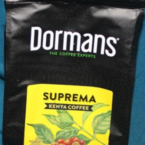 Dormans SUPREMA Kenya Coffee front package close up