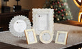 Royal White Bone Inlay Picture Frames Combo Pack of 5