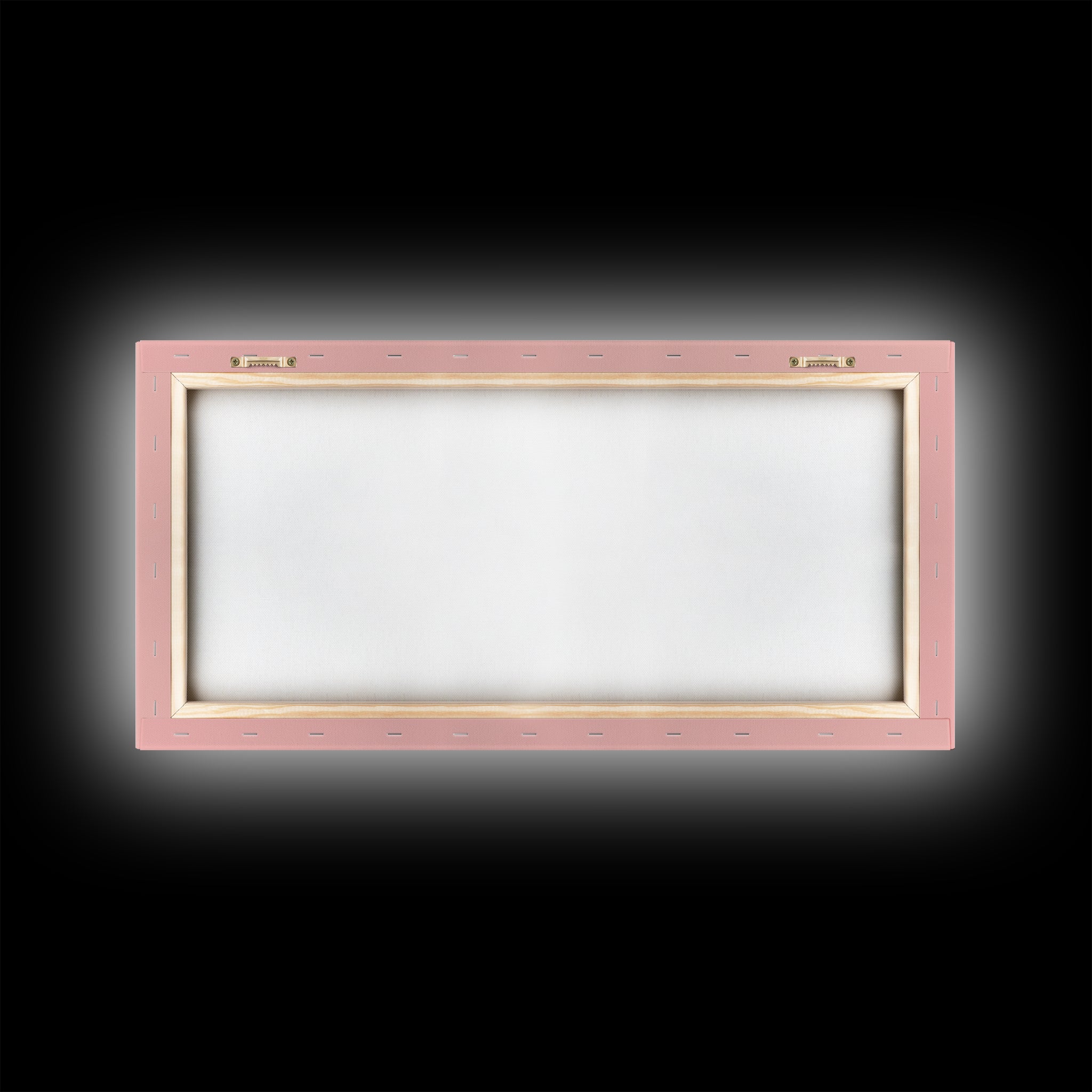 Makeup Brushes Framed Canvas Print - Makeup Wall Art - Preppy Dorm Room Decor
