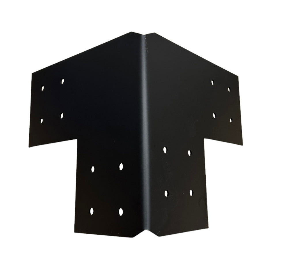 Structural Design Corner Bracket for 4x4 Post, 4x4 Corner Support Bracket, 4x4 Steel Bracket, 4 inch Post Bracket, 4x4 Corner Bracket