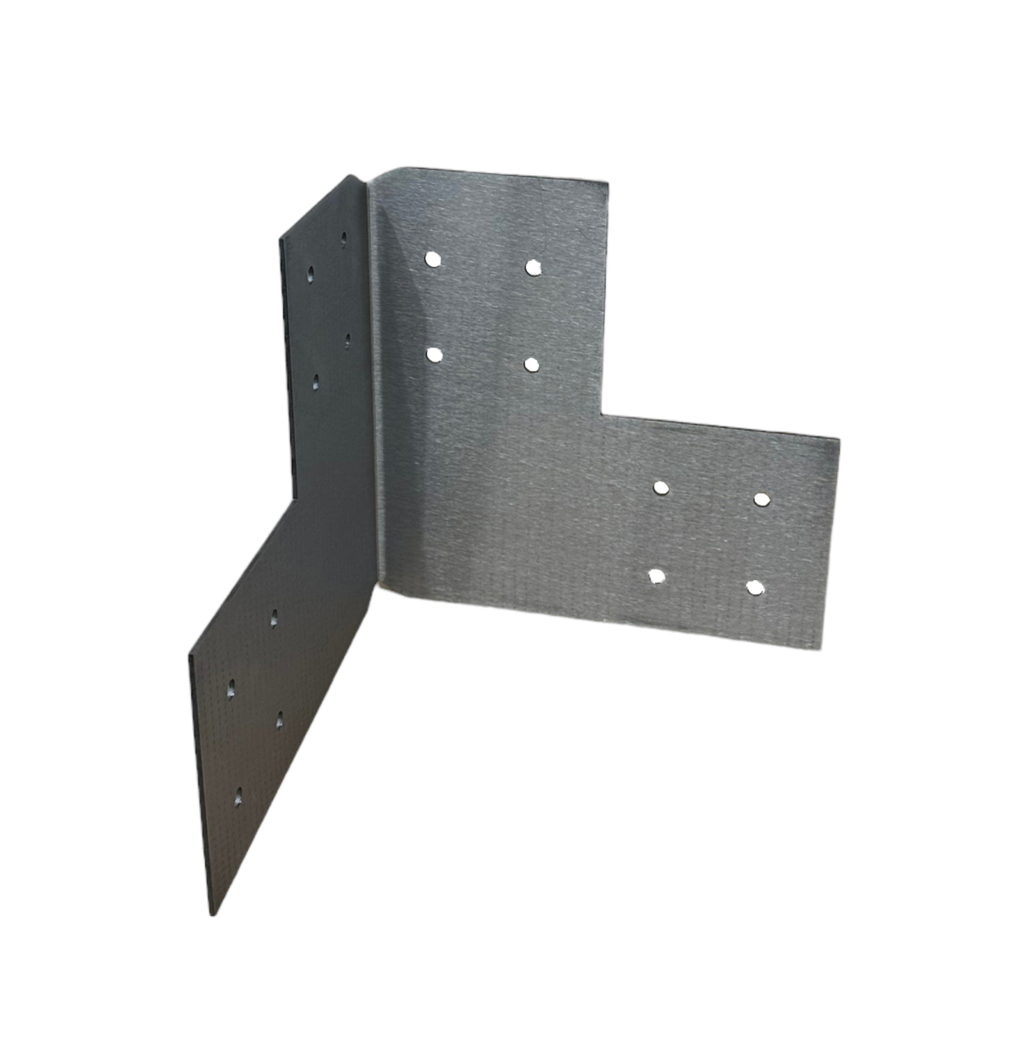 Structural Design Corner Bracket for 4x4 Post, 4x4 Corner Support Bracket, 4x4 Steel Bracket, 4 inch Post Bracket, 4x4 Corner Bracket