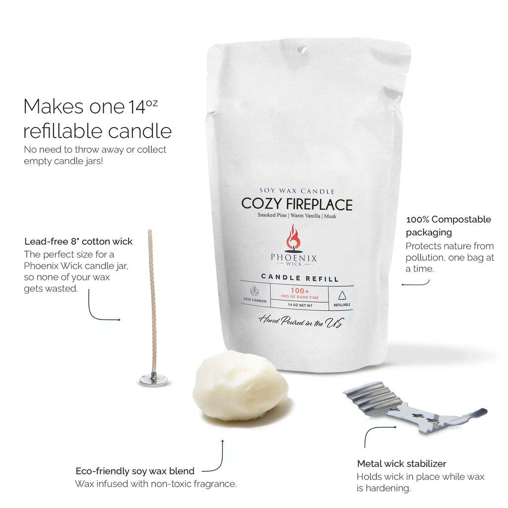 Cozy Fireplace - Candle-Making Kit