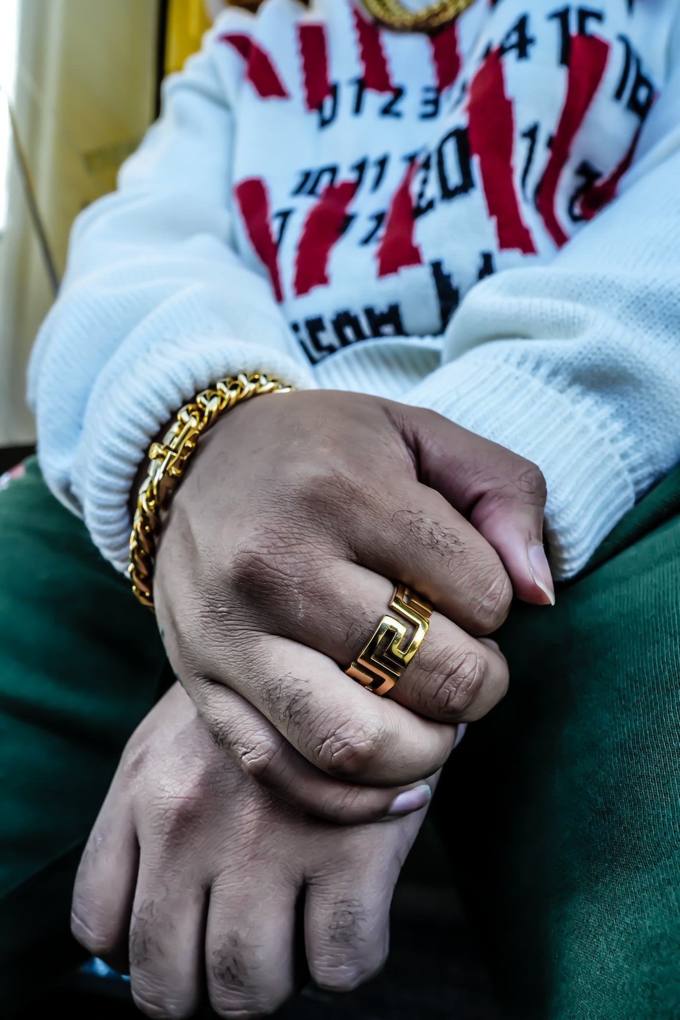 Greek Ring - 18K Gold Plated