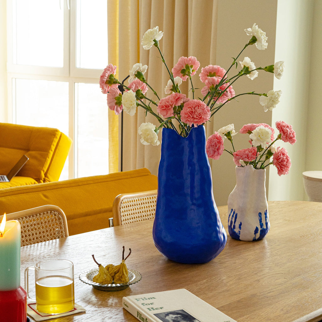 Barbara Blue Porcelain Vase
