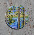 Car Coaster:  Weekend Getaway. Artist Christi Dreese