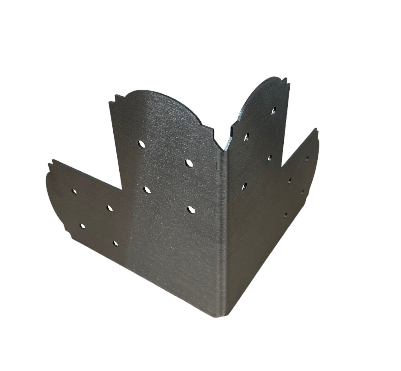 Decorative Design Corner Bracket for 4x4 Post, 4x4 Corner Support Bracket, 4x4 Steel Bracket, 4 inch Post Bracket, 4x4 Corner Bracket