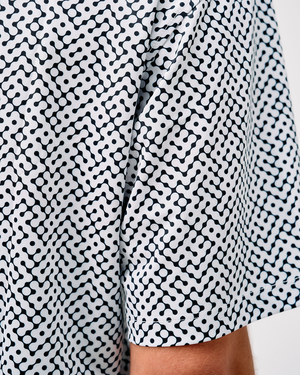 Labyrinth Polo - White / Black