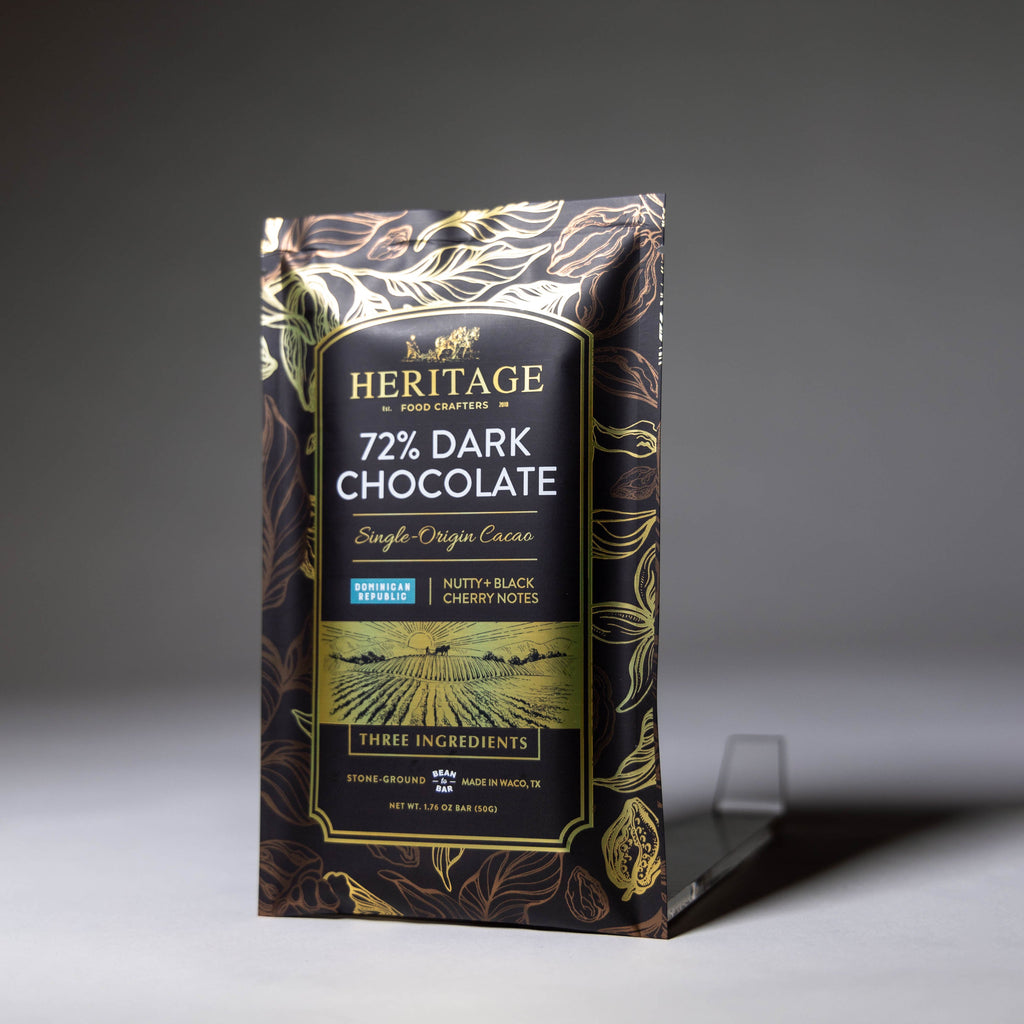 72% Dominican Republic Chocolate Bar 50g