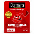 • Dormans Continental Premium Pour Over Drip Coffee Bags | Dark Chocolate & Fruit Notes | 6-Pack Box (0.21 oz / 6g Individual Sachets)