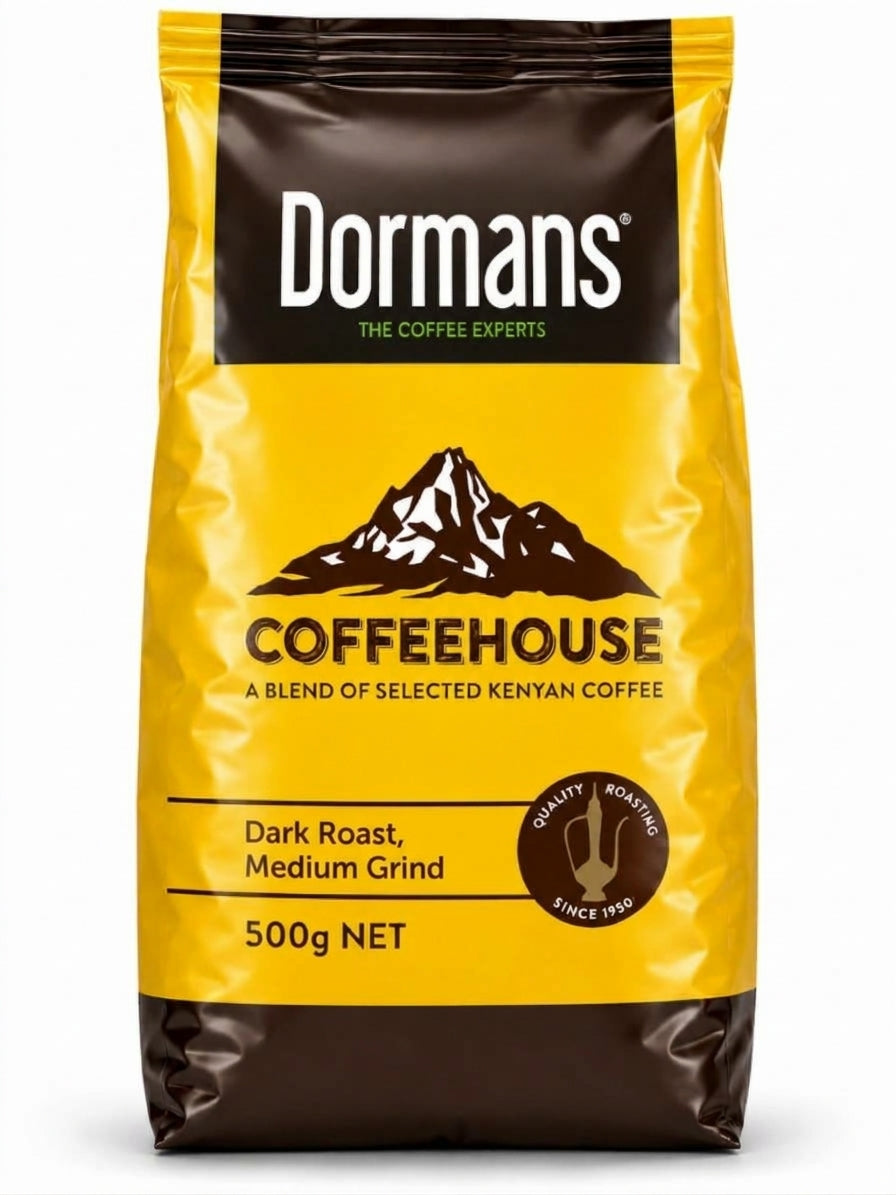 Dormans Coffee House Dark Roast, Medium Grind 500g