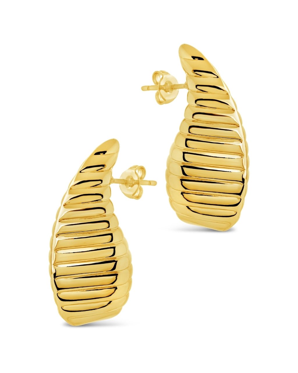 Vale Textured Stud Earrings