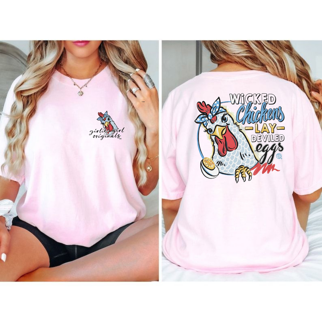 "EGGS" Heather Navy T-Shirt – Unisex Graphic Tee, Casual & Comfortable Cotton Blend Top