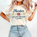 "Ella's Fellas Club" – Vintage Western Country Concert Graphic Top