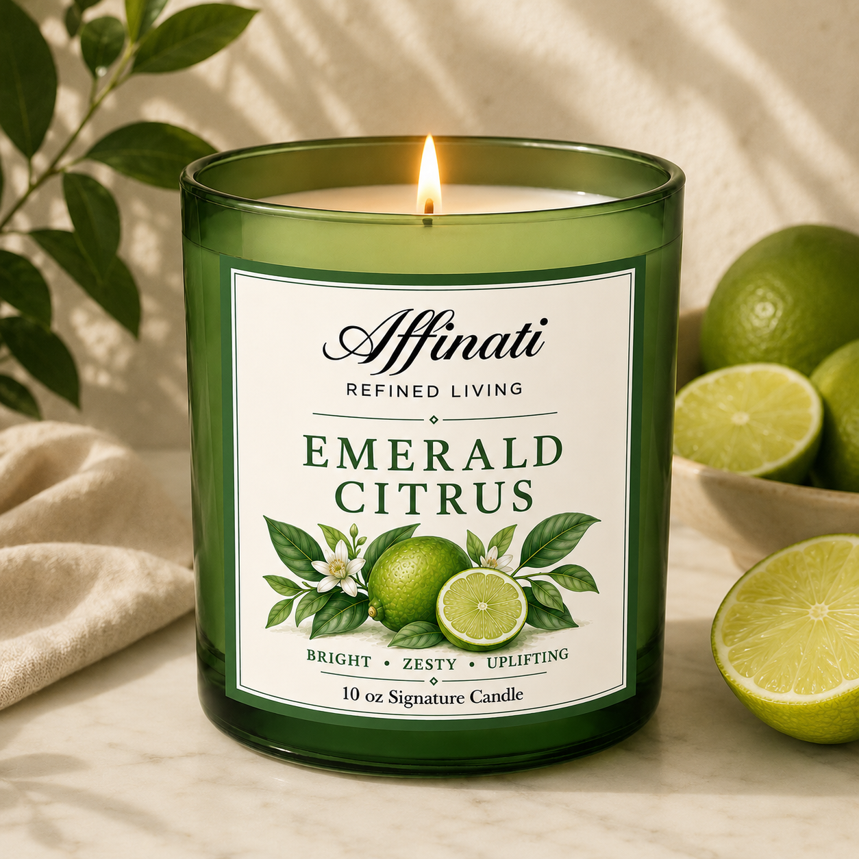 Emerald Citrus Signature Candle
