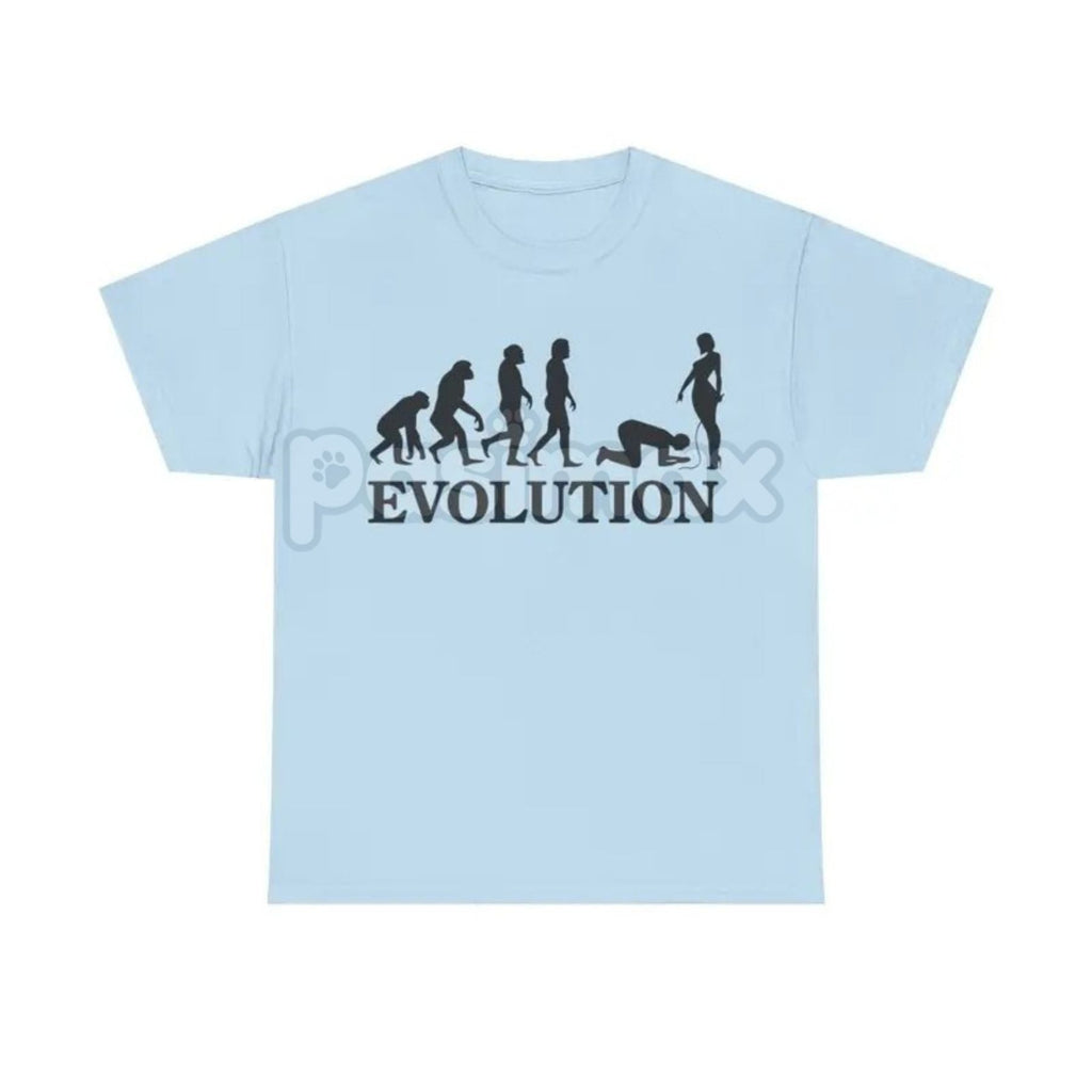 "Evolution Simp" Funny Graphic T-Shirt - Absurdist Meme Culture Unisex Cotton Tee, Ironic Statement Shirt