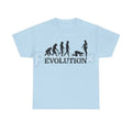 "Evolution Simp" Funny Graphic T-Shirt - Absurdist Meme Culture Unisex Cotton Tee, Ironic Statement Shirt