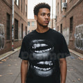 "Fashionable Mouth" Garment-Dyed T-Shirt – Aesthetic Lip Graphic Tee, Premium 100% Cotton Streetwear Top, Soft Lived-In Heavyweight Statement Shirt, Made in USA