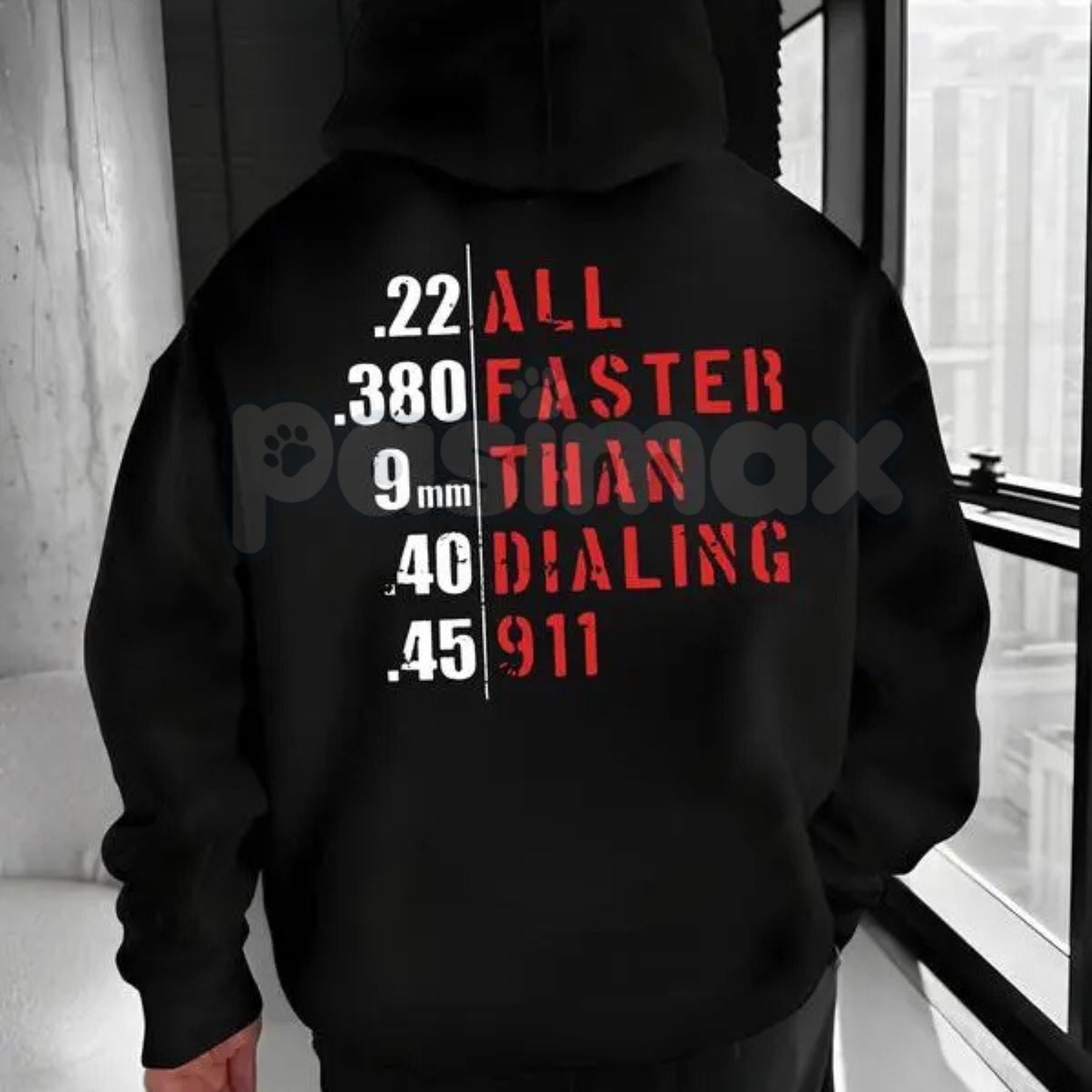 "Faster Than Dialing 911" Hoodie – Emergency Services Humor Pullover, First Responder & Preparedness Apparel, Unisex