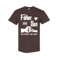 "Father and Son" Matching T-Shirts - Fists Design, Father's Day Gift