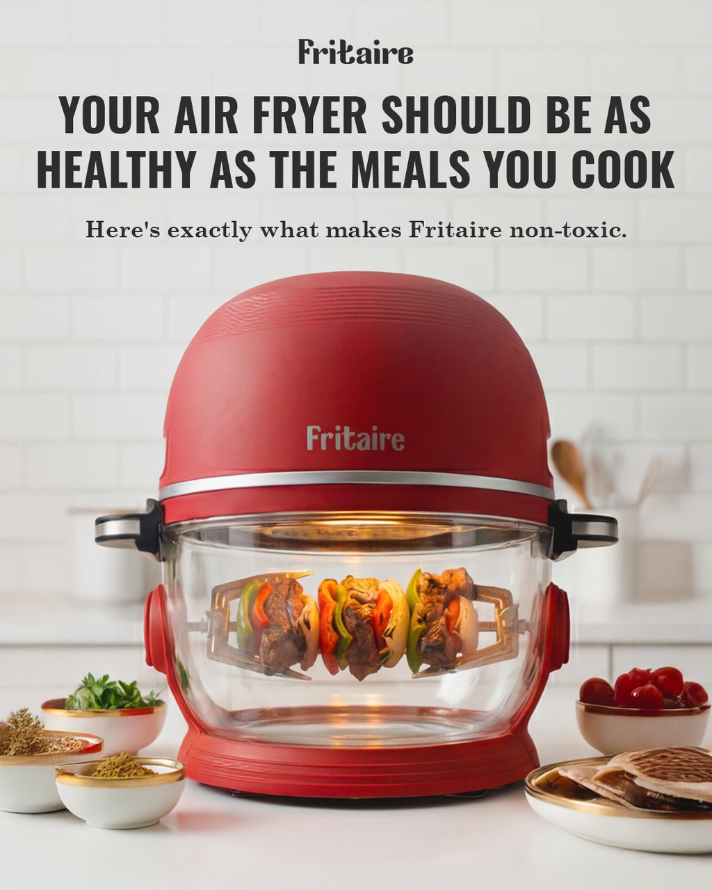 Classic Self-Cleaning Air Fryer™ & Non-Toxic Air Fryer™ - Mauve Rose