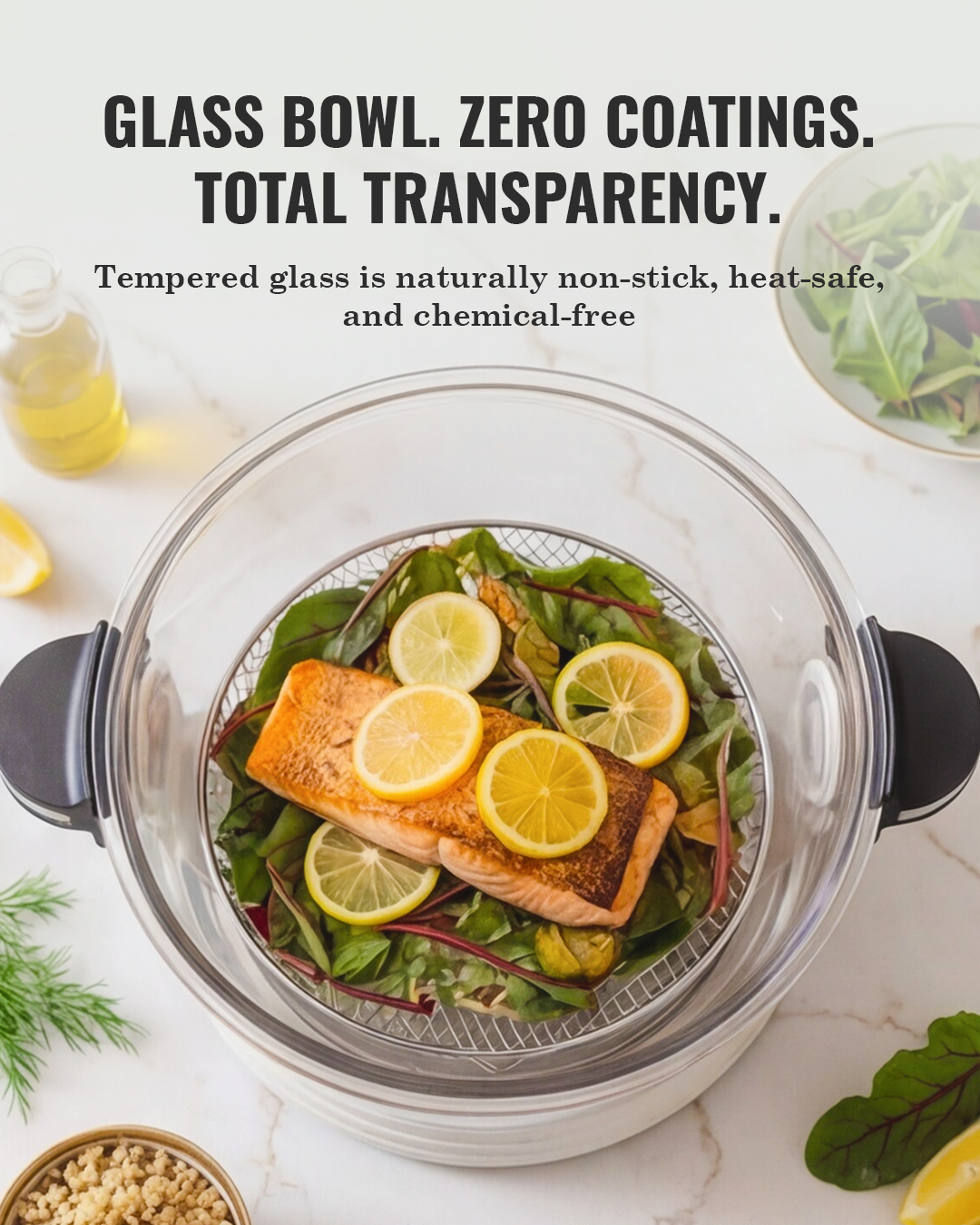 Classic Self-Cleaning Air Fryer™ & Non-Toxic Air Fryer™ - Mauve Rose
