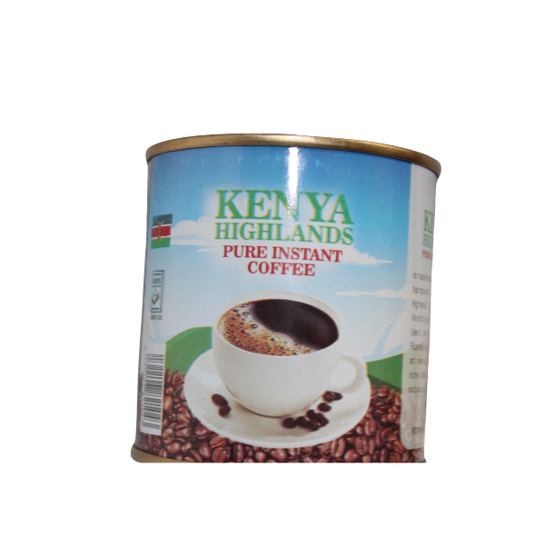 Kenya Highlands Pure Instant Coffee 50g front package display