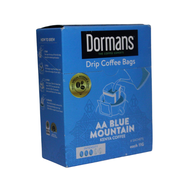 Dormans AA Blue Mountain Drip Coffee Bags 11g front package