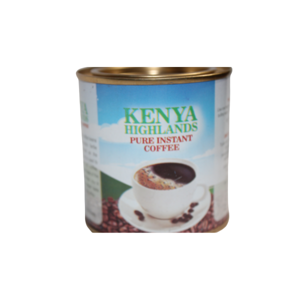 Kenya Highlands Pure Instant Coffee 50g front package view