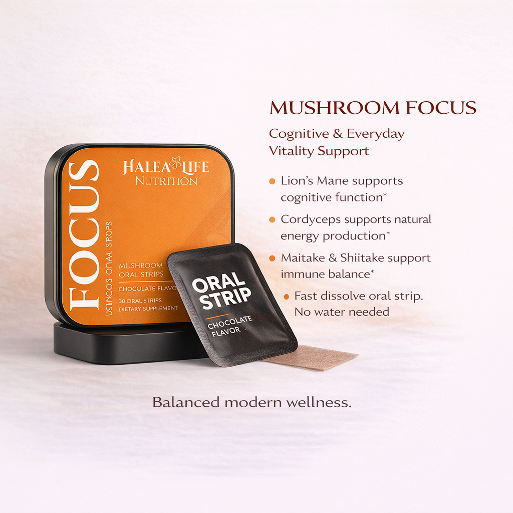 Focus & Vitality Strips - Lions Mane, Cordyceps & More