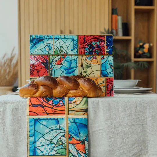 Luxurious and designed Judaica set - Chagall Blue Series