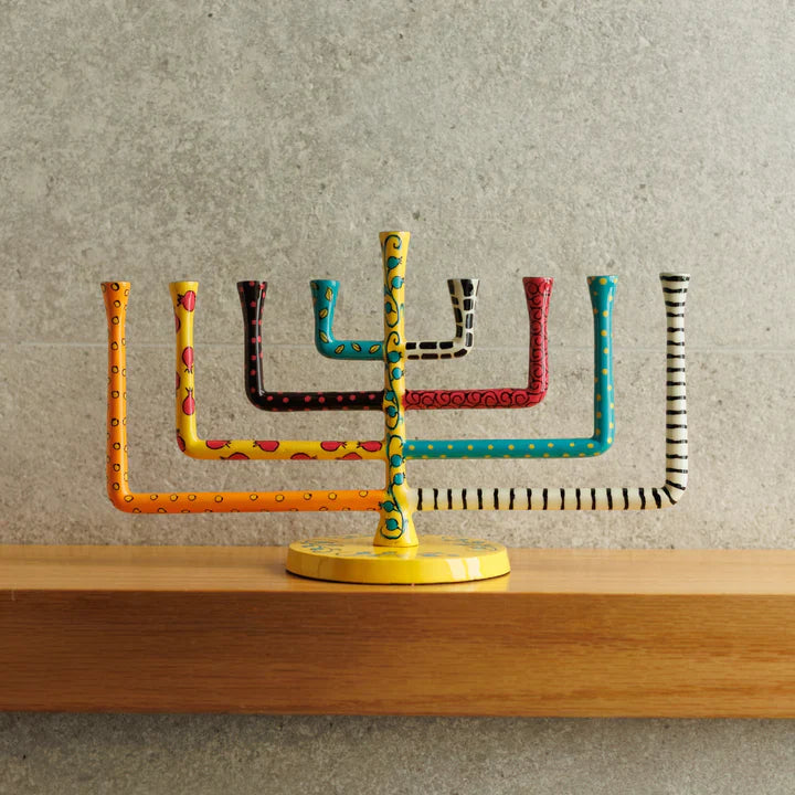 Colorful Hanukkah Menorah – NOLA Series